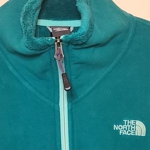 North Face | Sweater Jacket - Full-Zip Fleece, Fitted, Warm (Green) - Medium